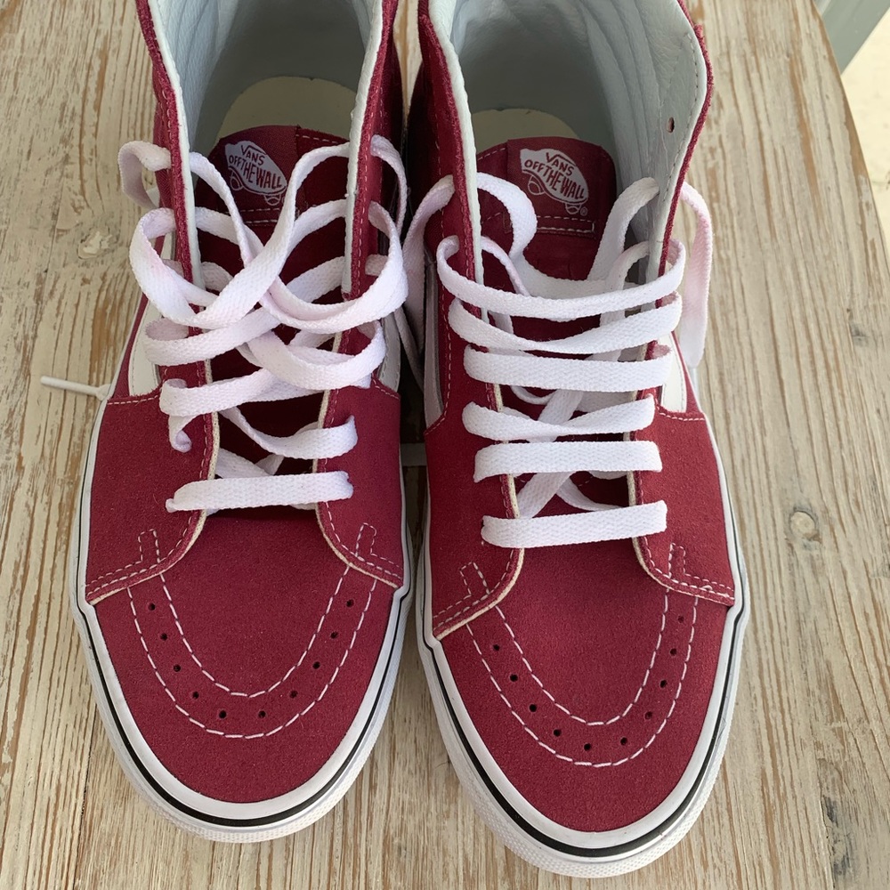 WORN ONCE VANS